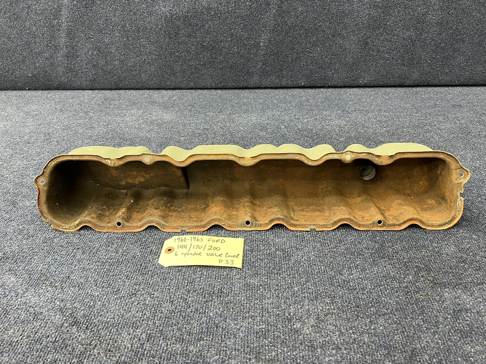 1960 - 1965 FORD 144 170 200 6 CYLINDER VALVE COVER FAIRLANE FALCON MUSTANG NICE