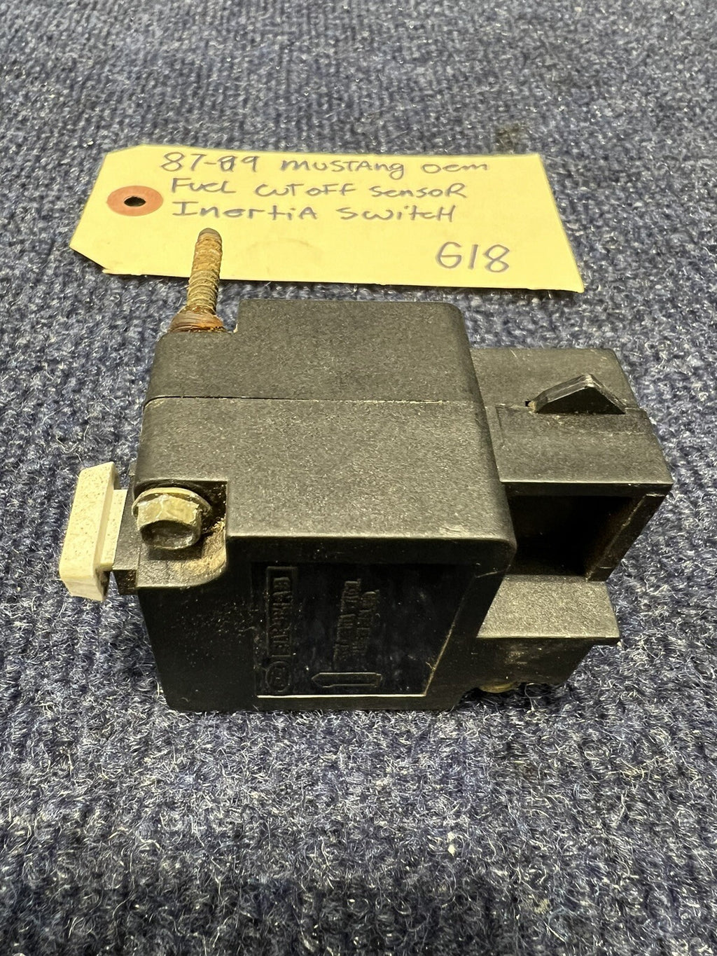 87-89 Ford Mustang Fuel Inertia Switch Gas Cutoff Sensor Gas Relay Factory OEM
