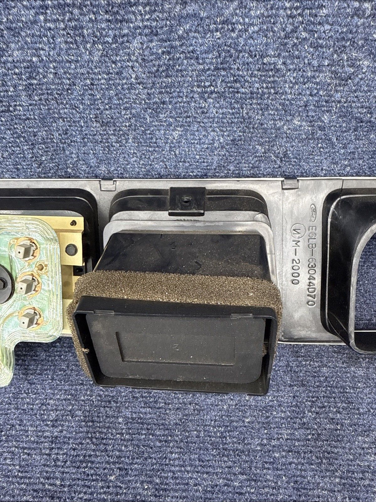 1984-1989 Lincoln MK Vii LSC Gray Dash Instrument Cluster Bezel Trim OEM Factory