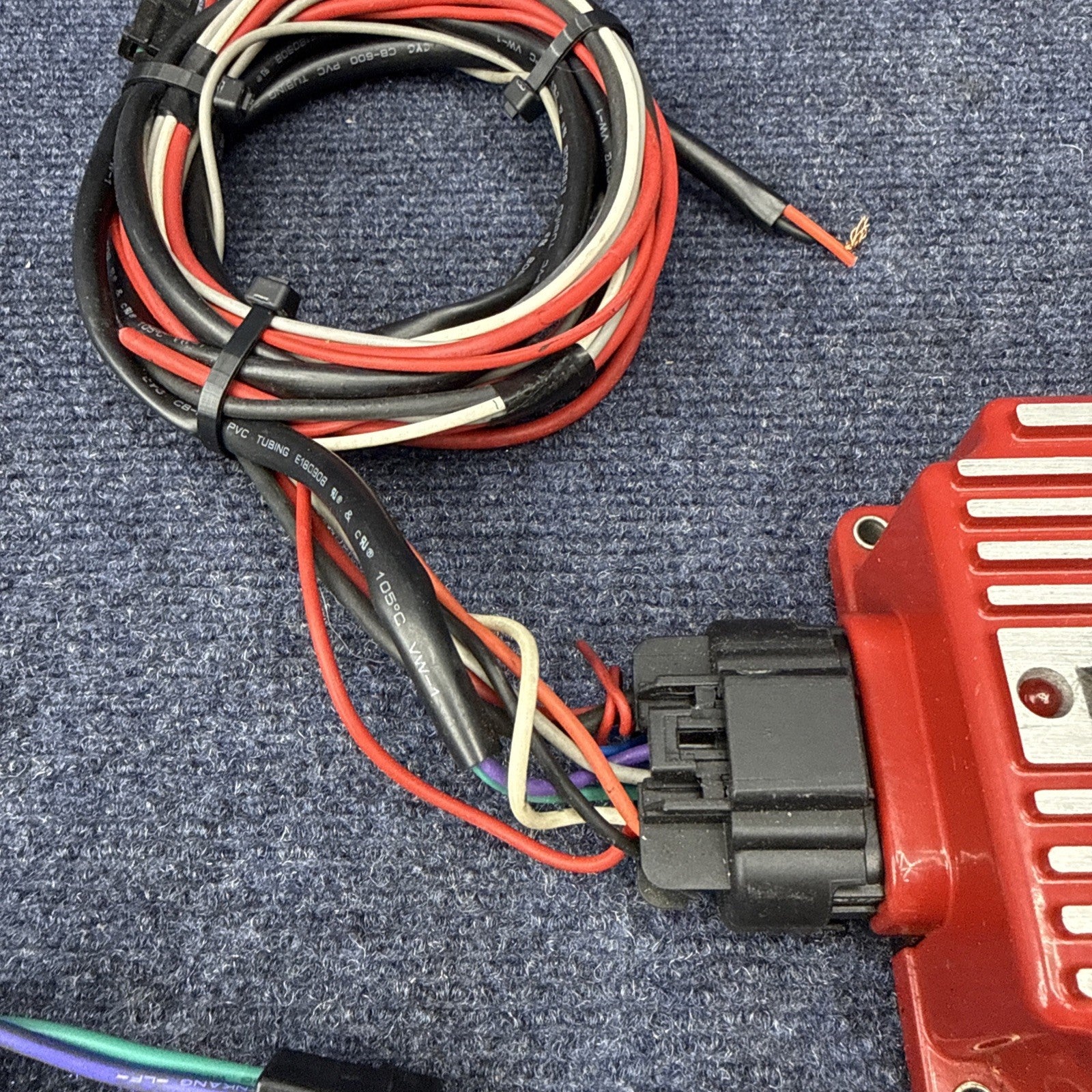 MSD Ignition 6425 Digital 6AL Ignition Control Box W/ Adjustable Rev Limit Red