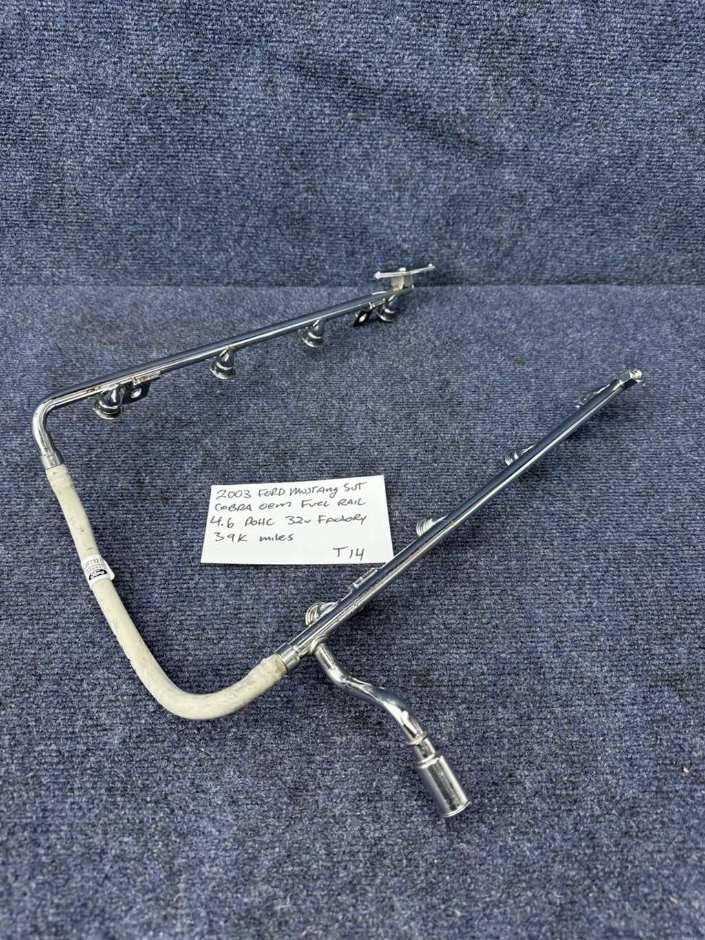 2003-2004 Ford Mustang SVT Cobra Fuel Rail OEM Factory 99-04 Terminator 4.6 DOHC