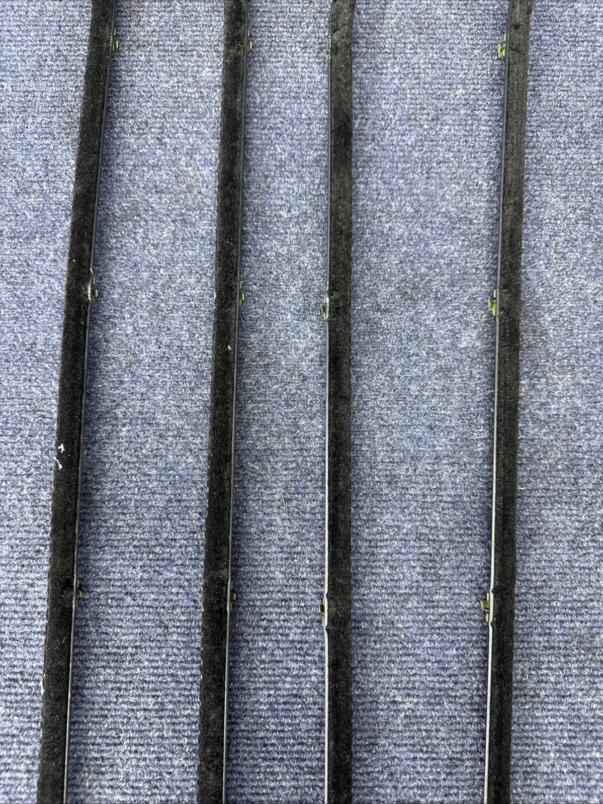 1964 1965 1966 CHEVY GMC TRUCK DOOR WINDOW FELTS Black Rh Lh 4pc Set 64-45982