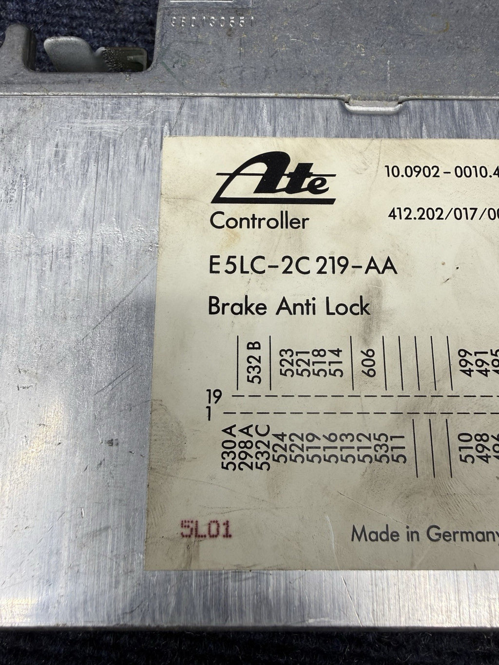 E5LC-2C219-AA anti lock control module computer 1985-1987 Lincoln Mark VII Oem