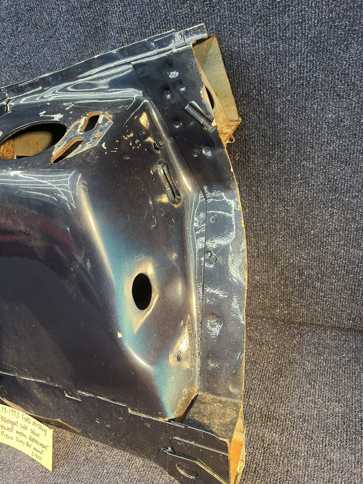 1987-1993 MUSTANG FENDER APRON METAL FRAME METAL SHOCK TOWER REPAIR Passenger Rh