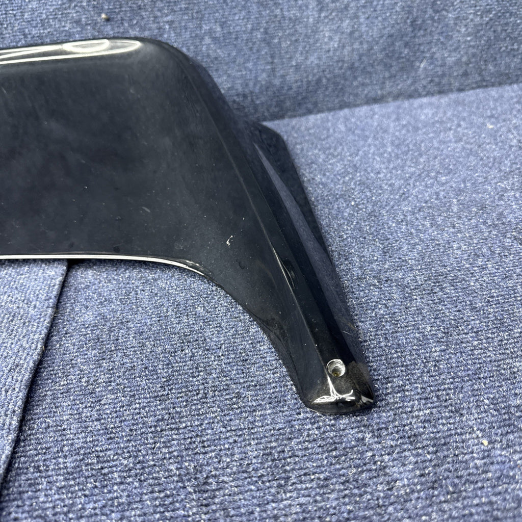 86-93 Ford MUSTANG LX HATCHBACK OEM REAR FIBERGLASS SPOILER W/LIGHT WING Black