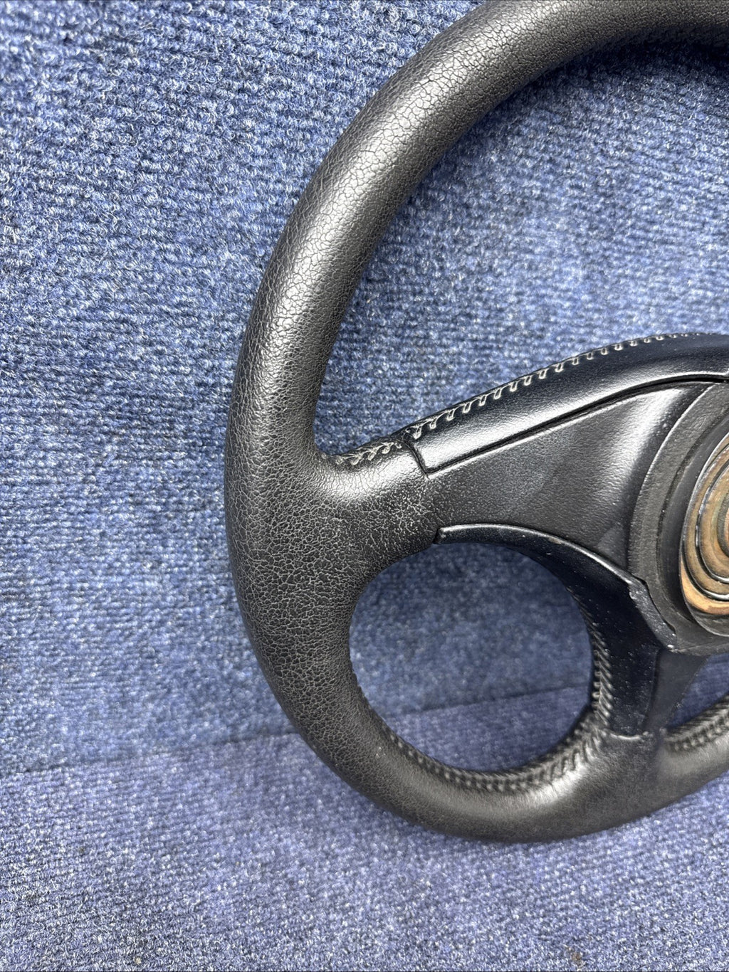 1984 85 86 ford mustang GT350 SVO factory leather steering wheel OEM Ford MINT