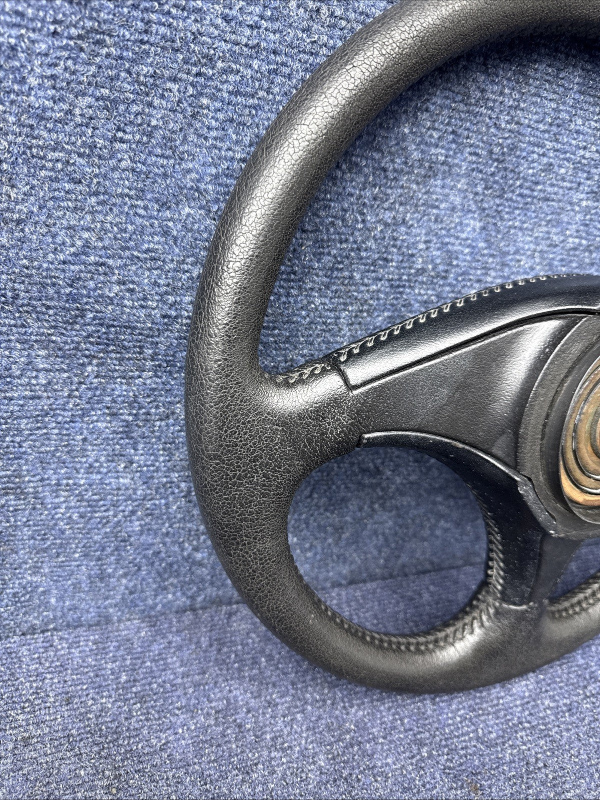 1984 85 86 ford mustang GT350 SVO factory leather steering wheel OEM Ford MINT