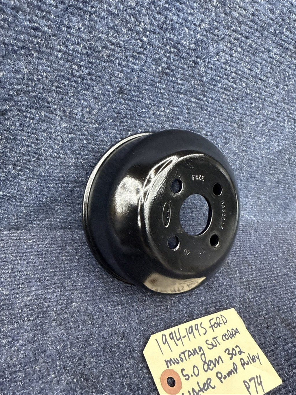 1994 1995 Ford Mustang GT Cobra OEM 5.0L 302 Water Pump Pulley F4ZE-8A528-AB