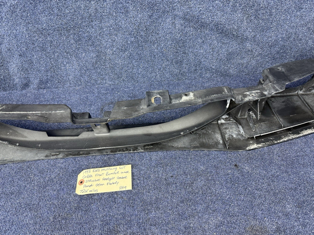 1994-1998 Ford Mustang  GT Cobra Header Panel Front Headlight Holder Bumper OEM