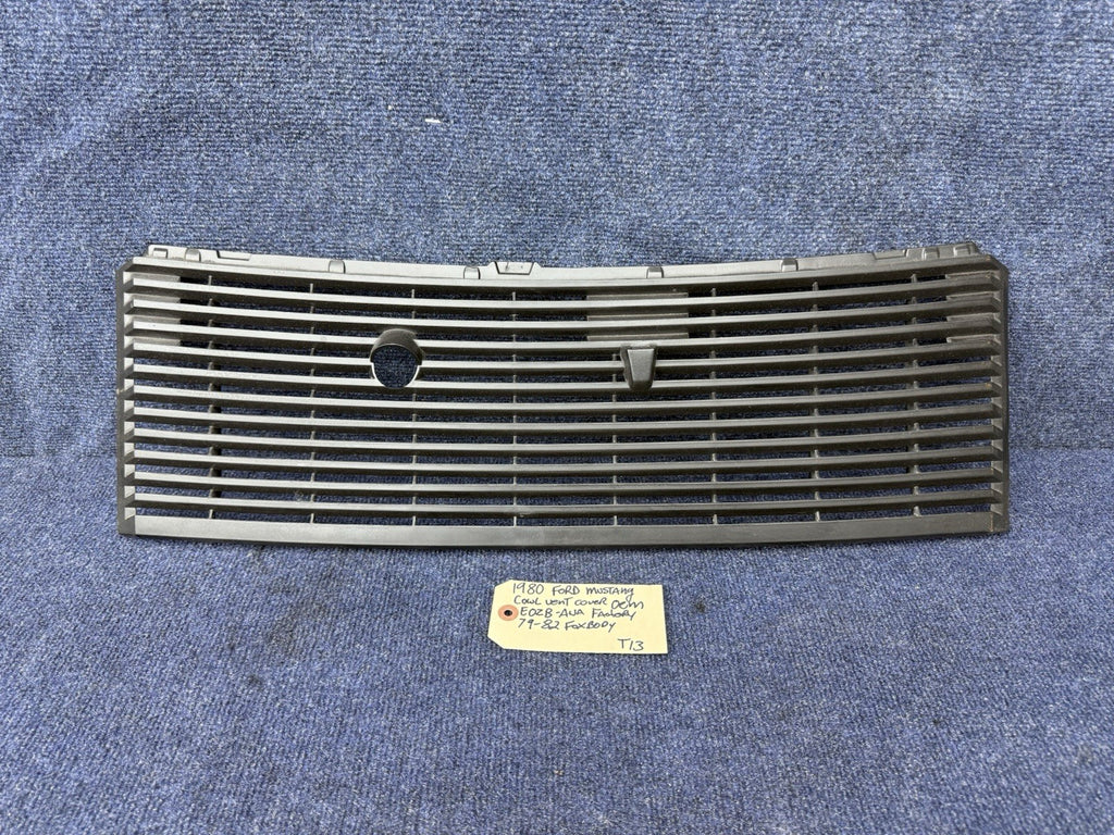 1979-1982 Ford Mustang GT Cowl Grill Cover Vent 5.0 Oem Factory 79 80 81 82