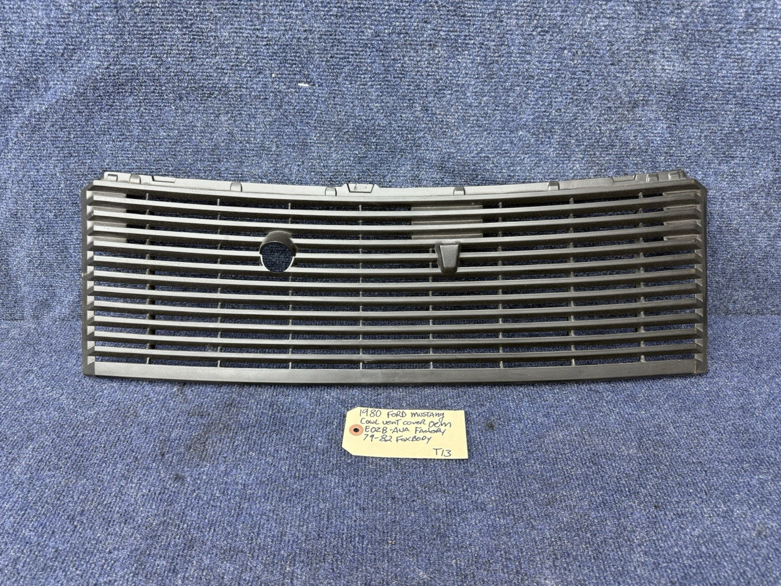 1979-1982 Ford Mustang GT Cowl Grill Cover Vent 5.0 Oem Factory 79 80 81 82