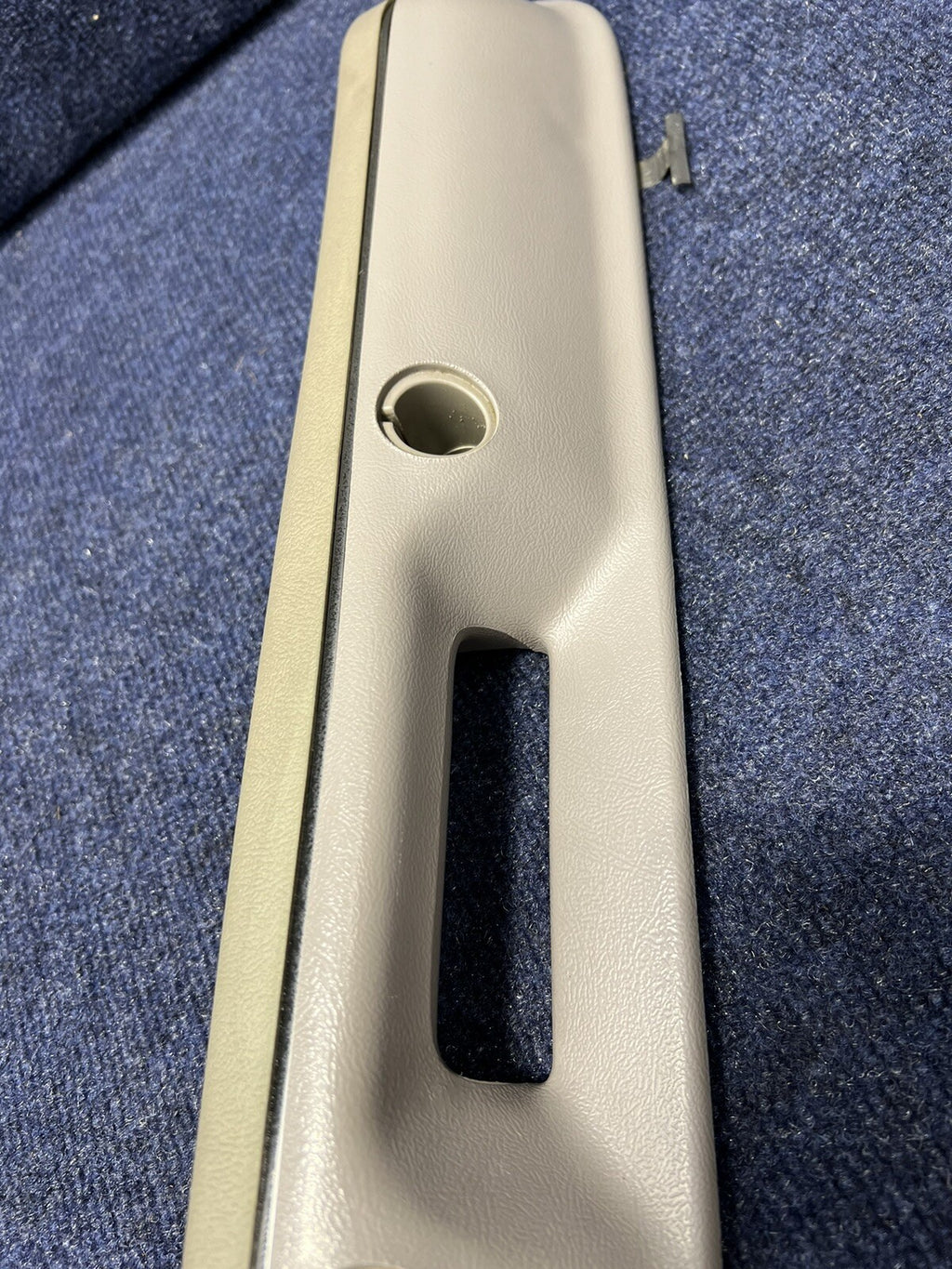 1987-1993 OEM Ford Mustang Grey Front Door Panel Armrests Pull Handle Factory 92