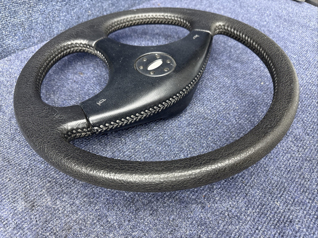 1984 85 86 ford mustang GT350 SVO factory leather steering wheel OEM Ford MINT