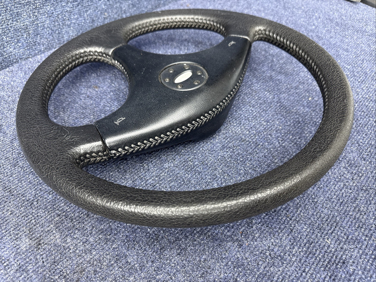 1984 85 86 ford mustang GT350 SVO factory leather steering wheel OEM Ford MINT