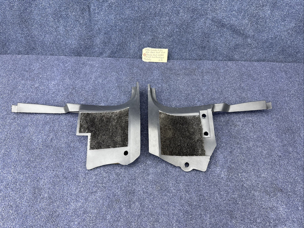1984-1989 Lincoln Mark Vii Lsc Kick Panels Trim Cover Pair Black Oem mercury OEM