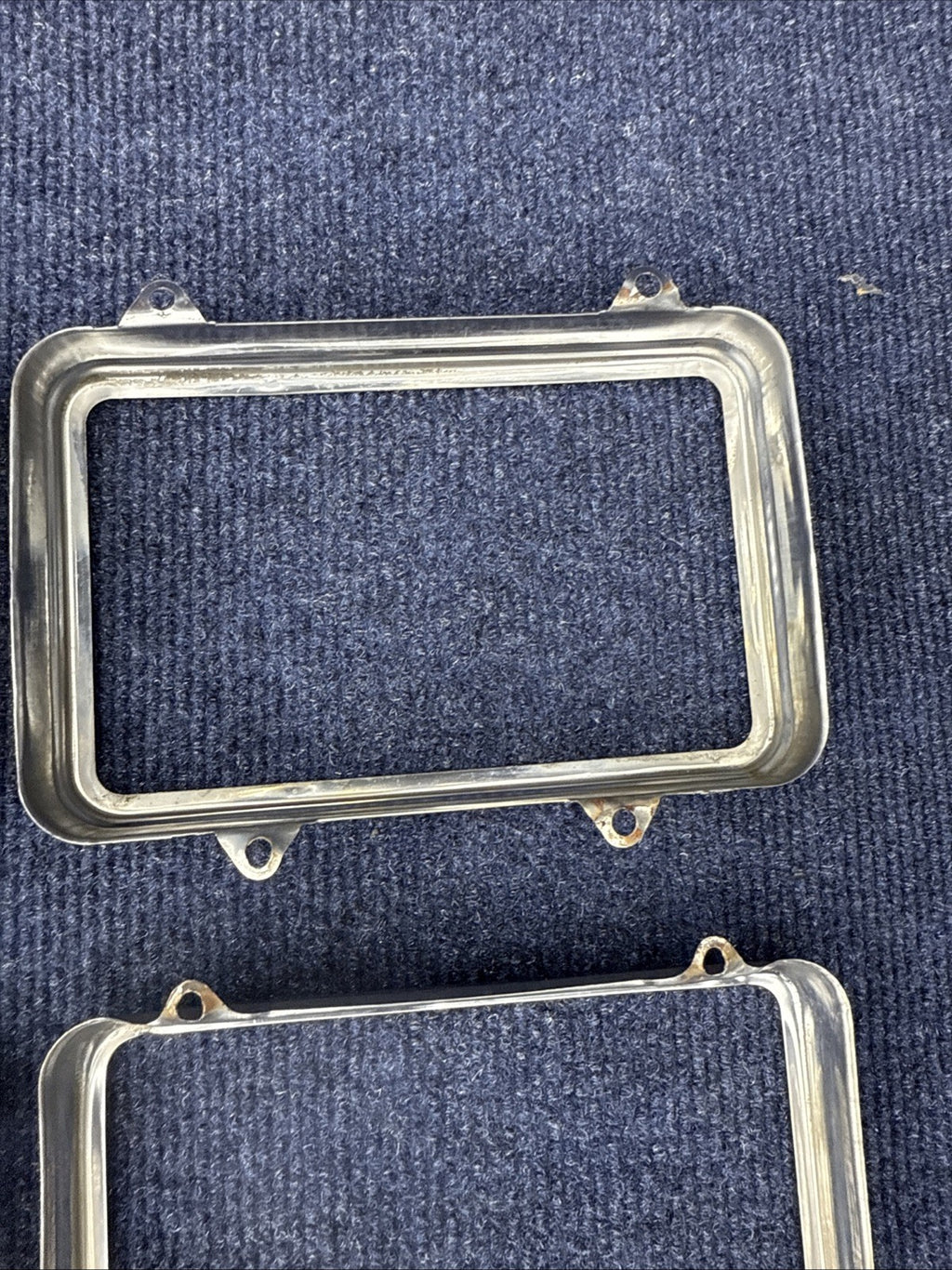 1979-86 Ford Mustang Rectangular Headlight   Retaining Ring Set Of 4