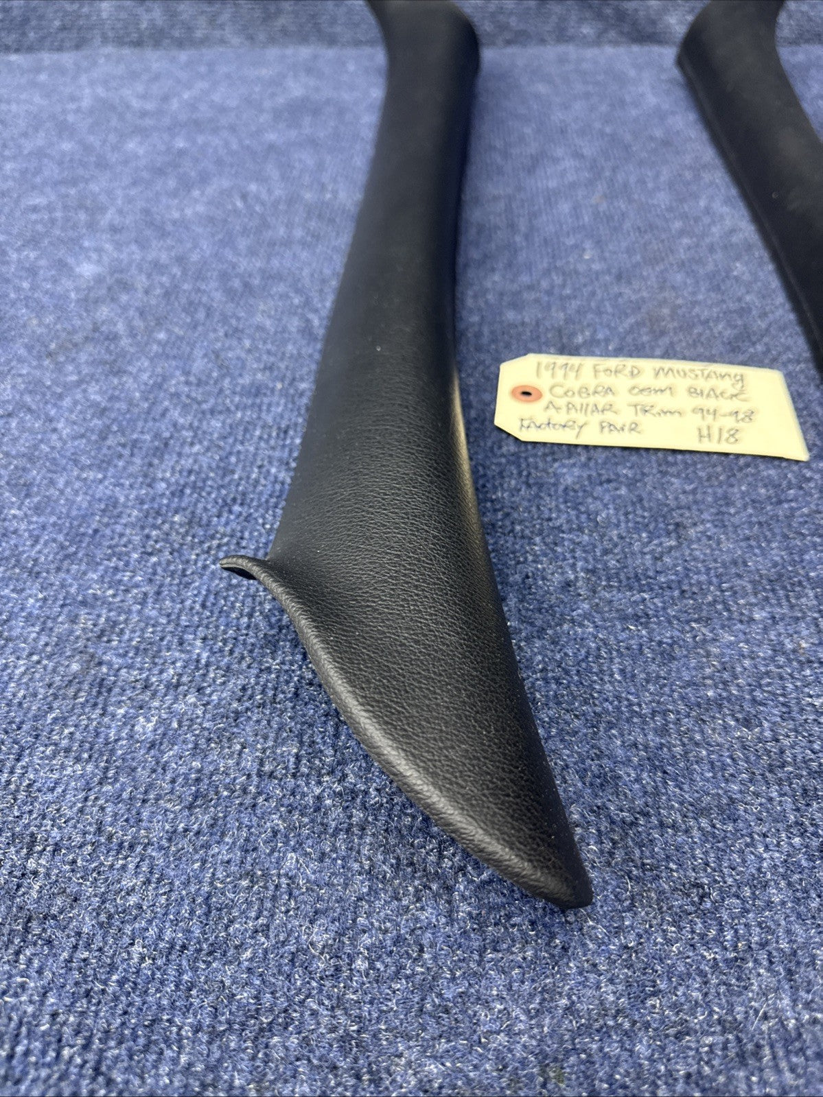 1994 Ford Svt Cobra OEM Black Factory Mustang Coupe Interior A-Pillar Trim 94-98