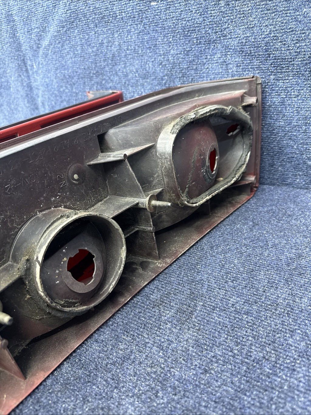 87-93 Ford Mustang GT Tail Light Lens OEM Stock 5.0L LH & Rh Pair Cheese Grader