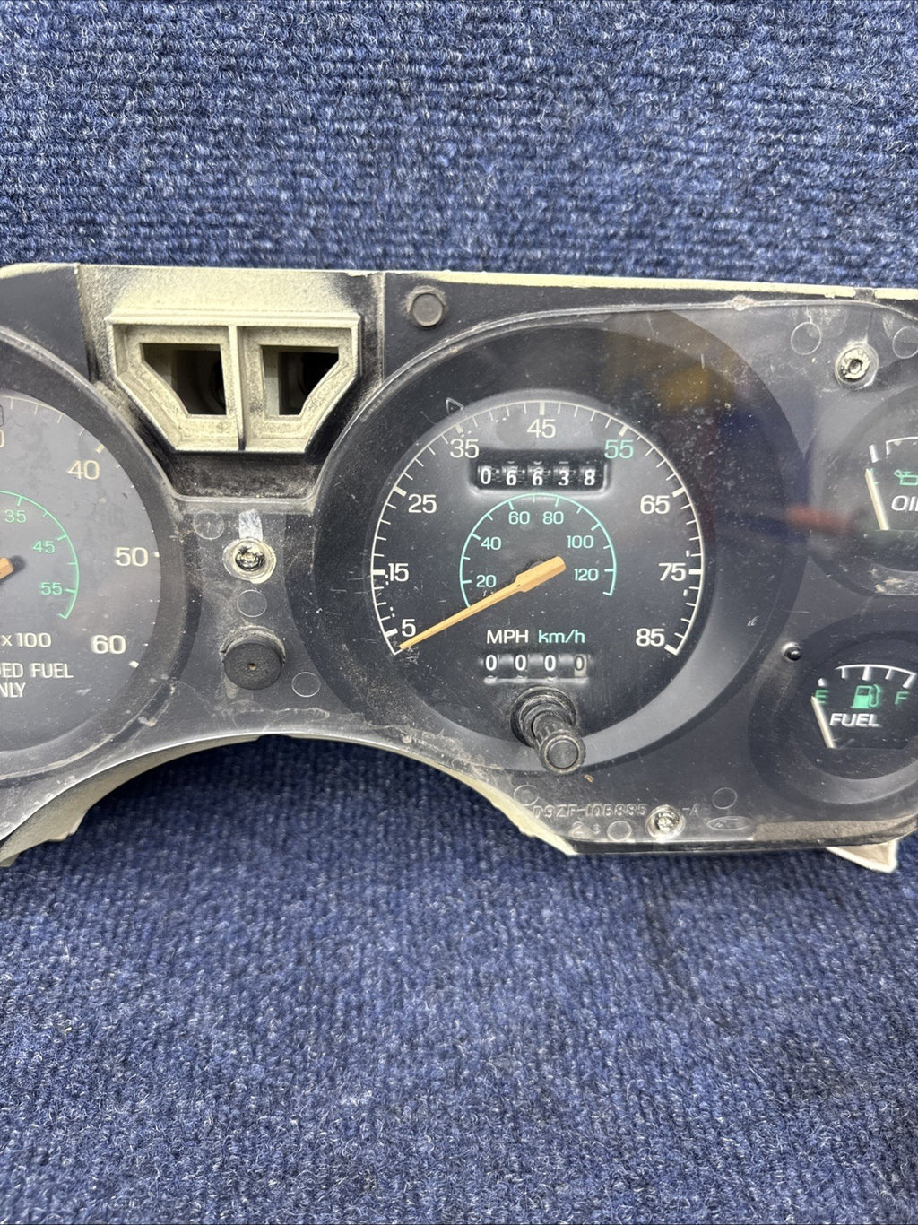 79-82 FORD MUSTANG CAPRI RS GT INSTRUMENT SPEEDOMETER TACH GAUGE CLUSTER OEM 6k