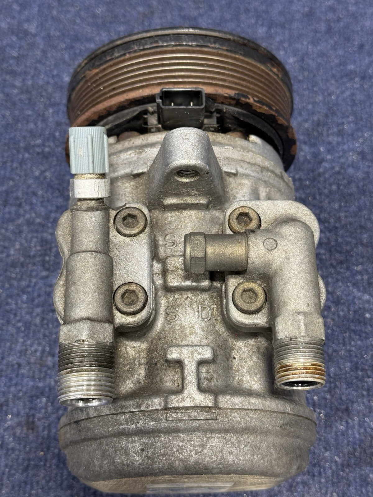 87-93 Ford Mustang Air Conditioning AC Compressor Unit Parts or Repair FACTORY