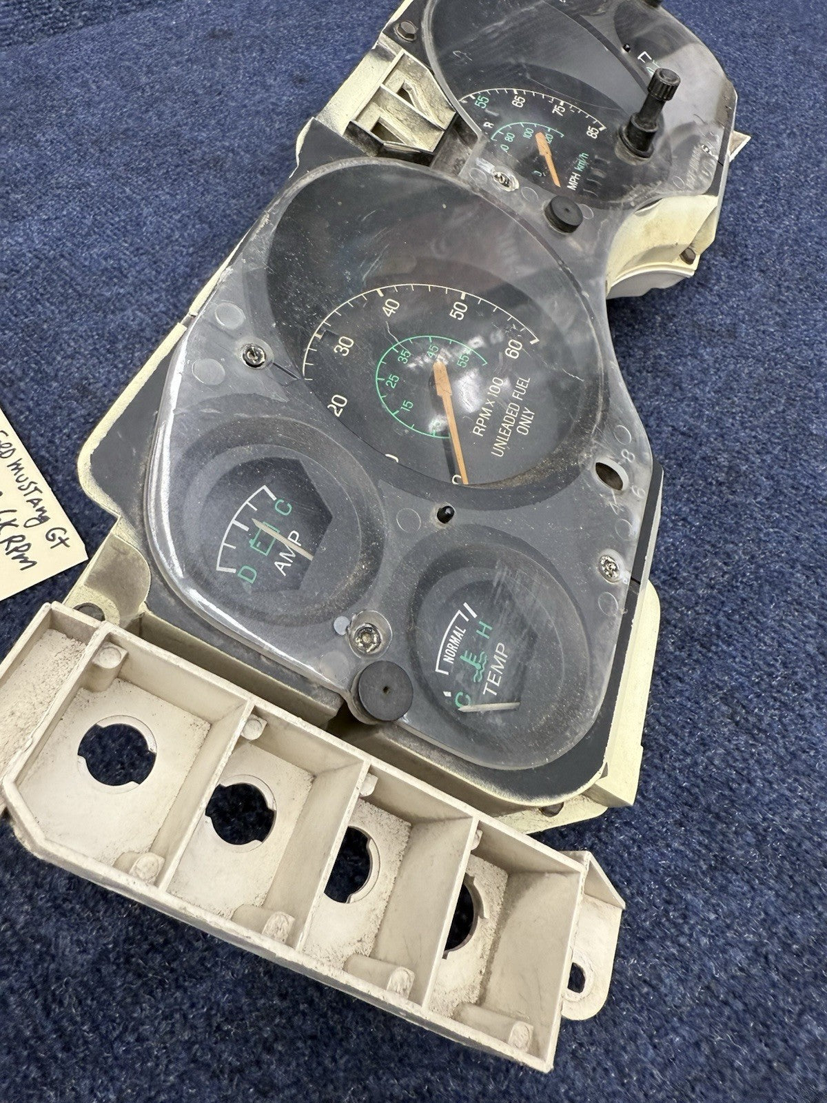 79-82 FORD MUSTANG CAPRI RS GT INSTRUMENT SPEEDOMETER TACH GAUGE CLUSTER OEM 6k