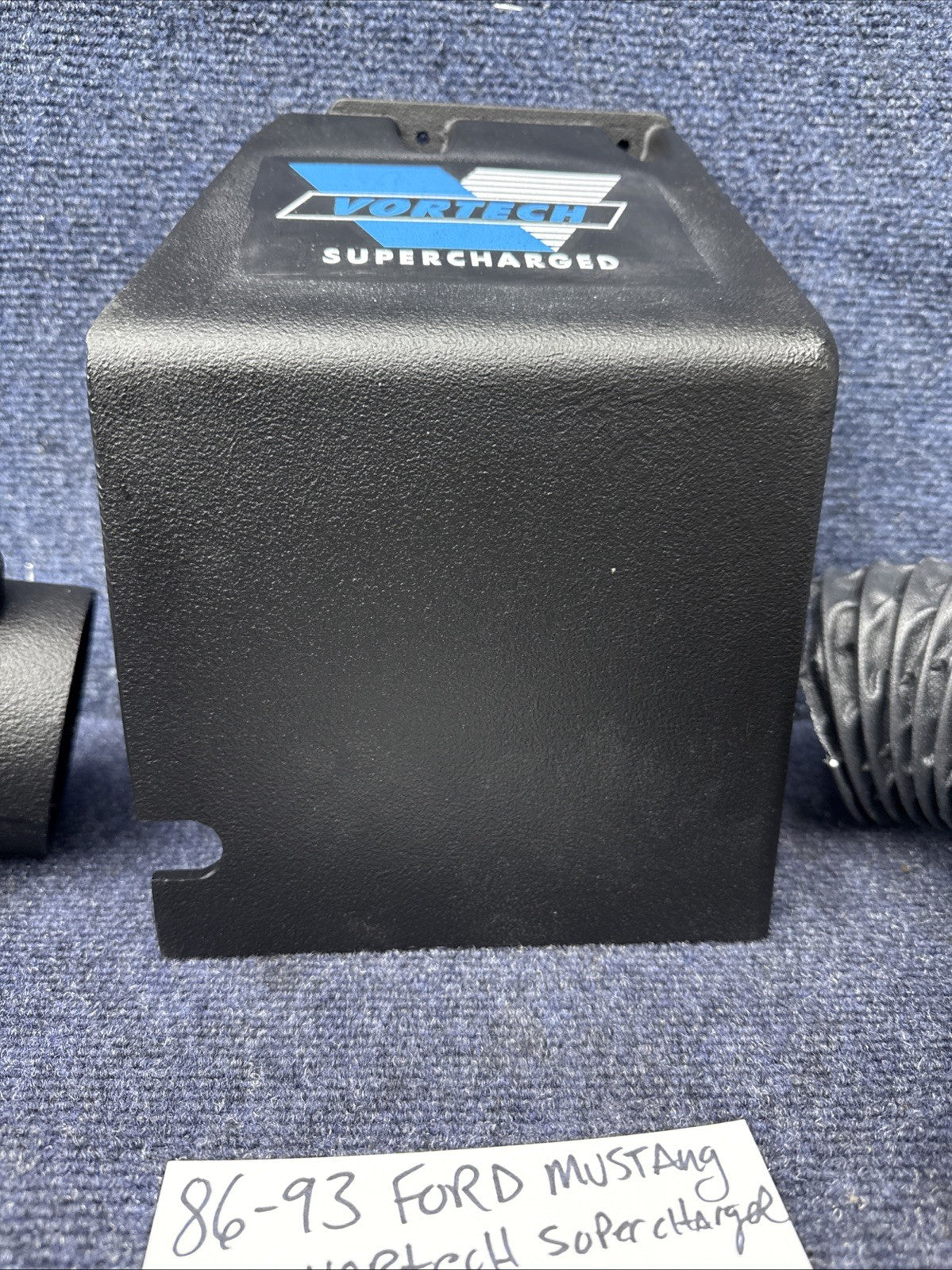 86-93 Mustang Vortech Supercharger Air Inlet Box Inlet Tube Cover Elbow 5.0 302