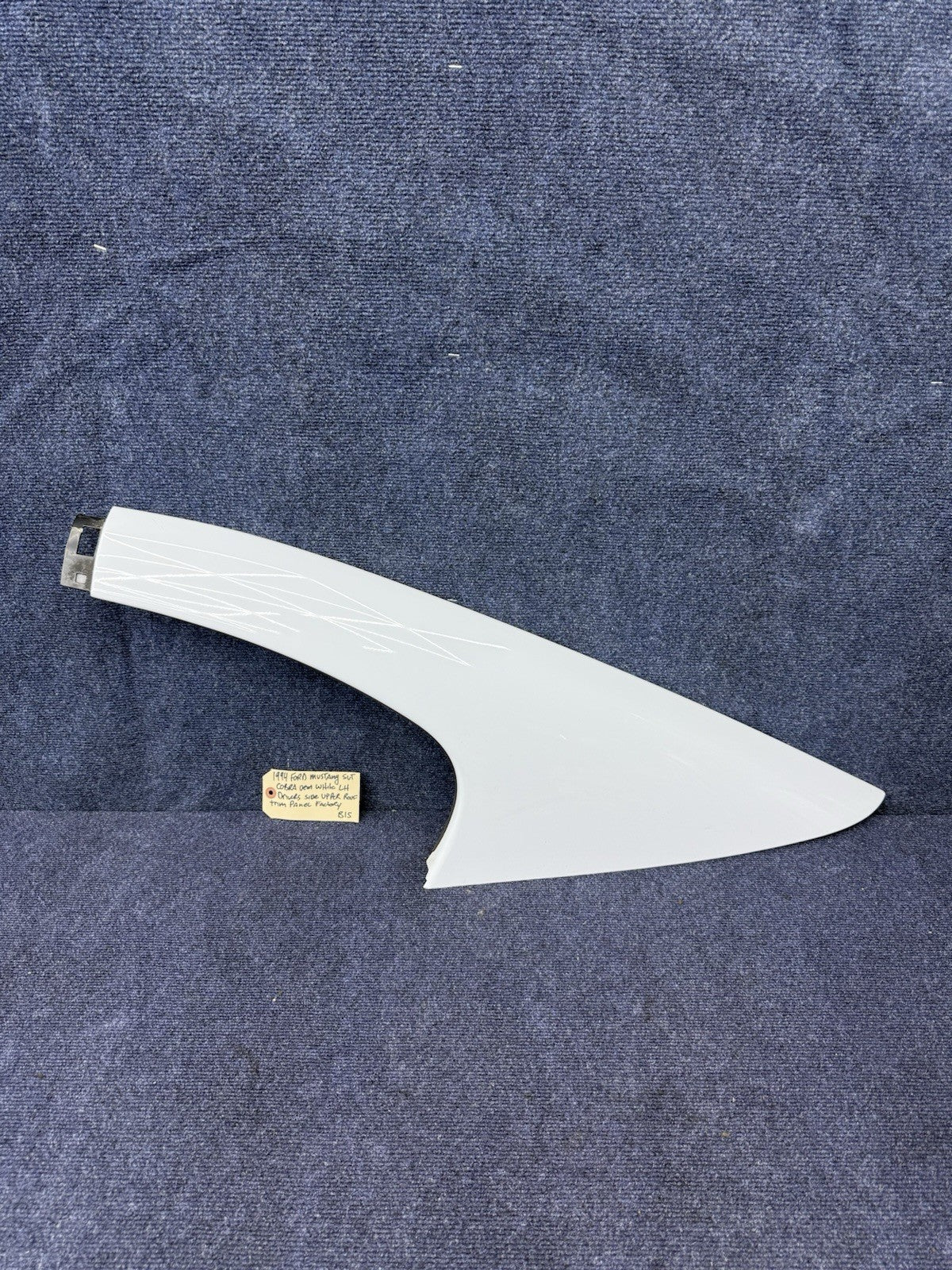1994-1998 Mustang Svt Cobra Coupe Roof Rear Quarter Glass Trim Moulding - Driver