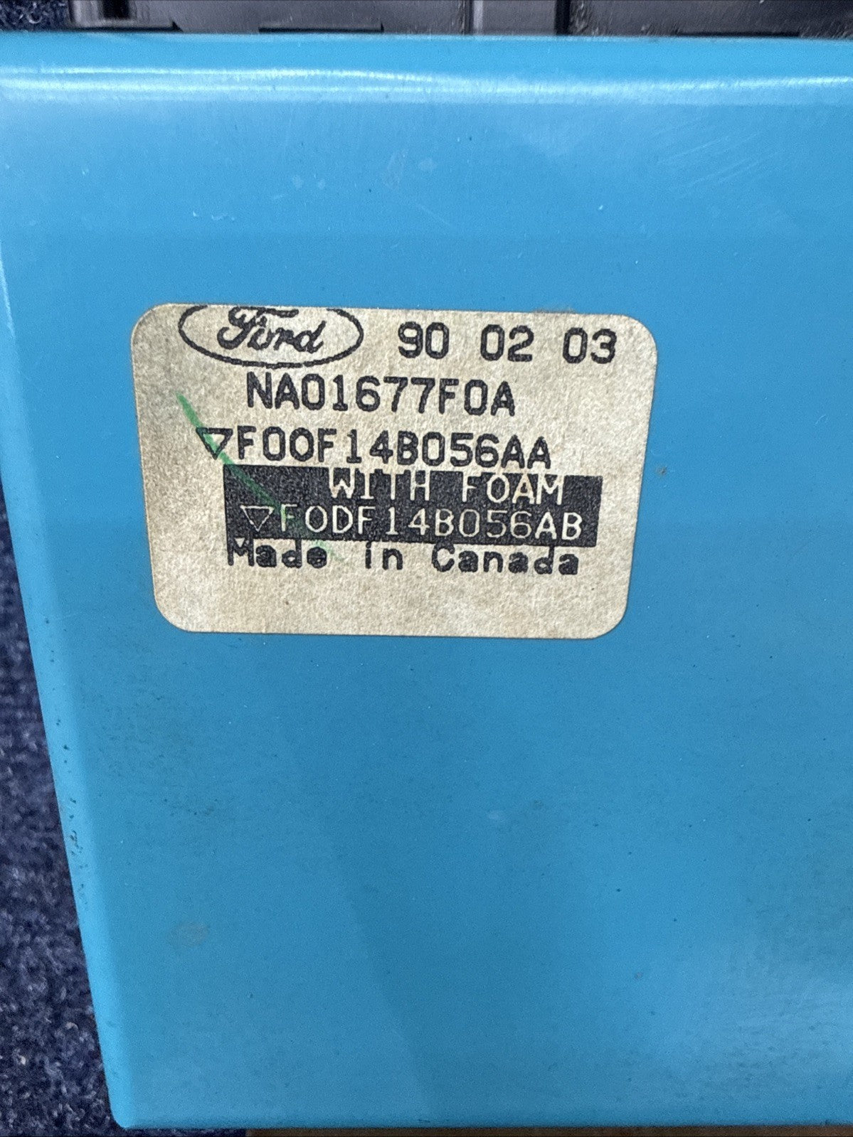 1990-93 Ford Mustang SRS Module Diagnostic Monitor Safetybag OEM F0df-14b056-ab