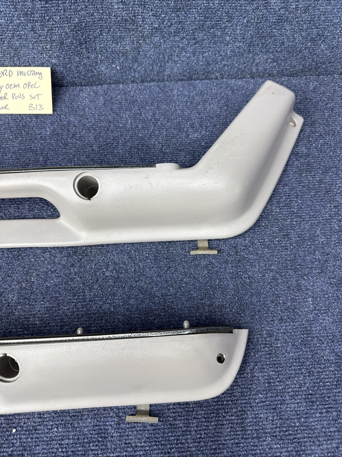 87-93 Ford Fox Body Mustang OPAL Gray Door Handle Pull Armrest 1987-1993 5.0L