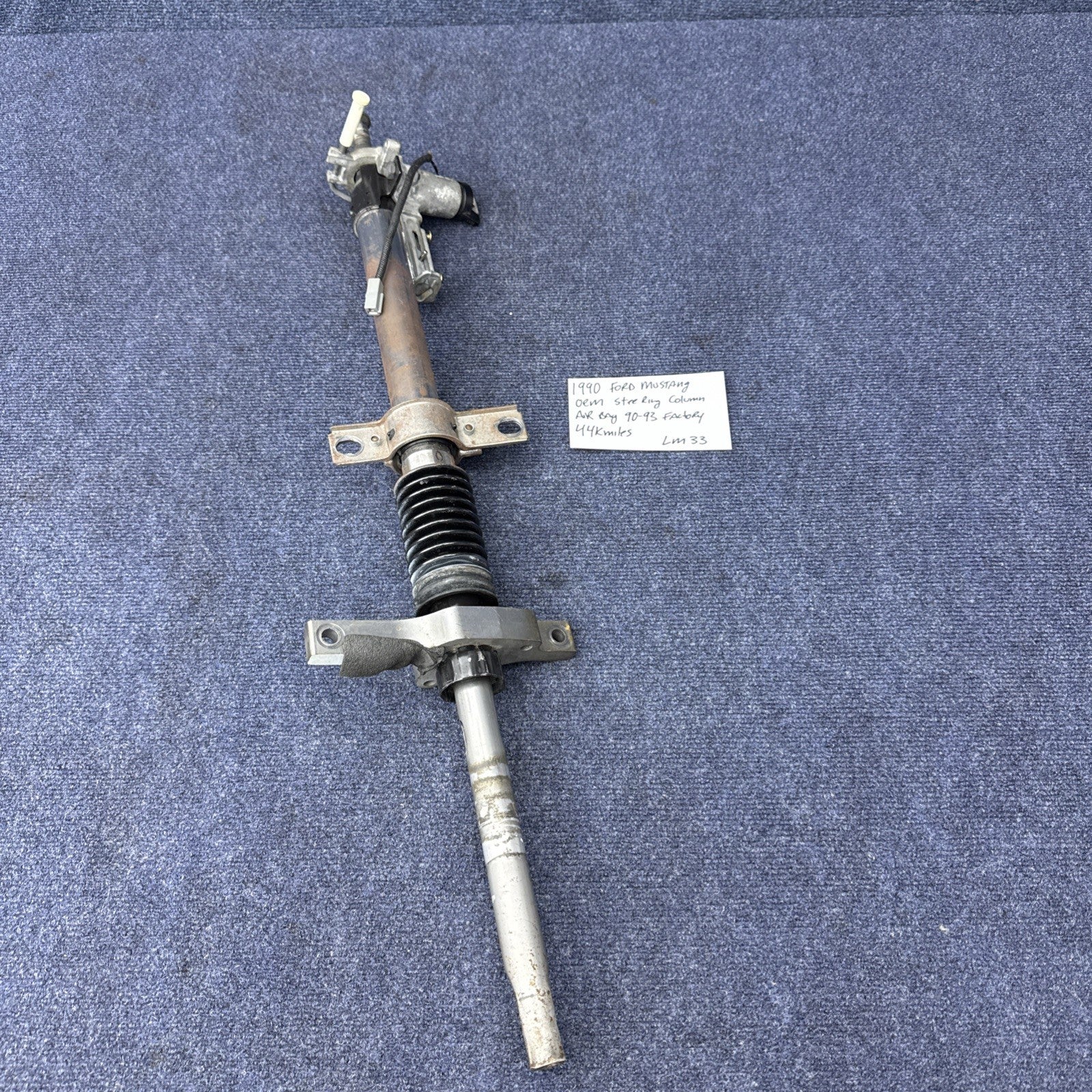90-93 Ford Fox Body Mustang Steering Column Non Tilt 1990 1991 1992 1993 Oem Gt