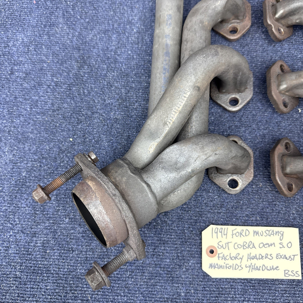 1994 MUSTANG Svt Cobra OEM EXHAUST MANIFOLD HEADER SET Factory Gt 5.0 94-95 302