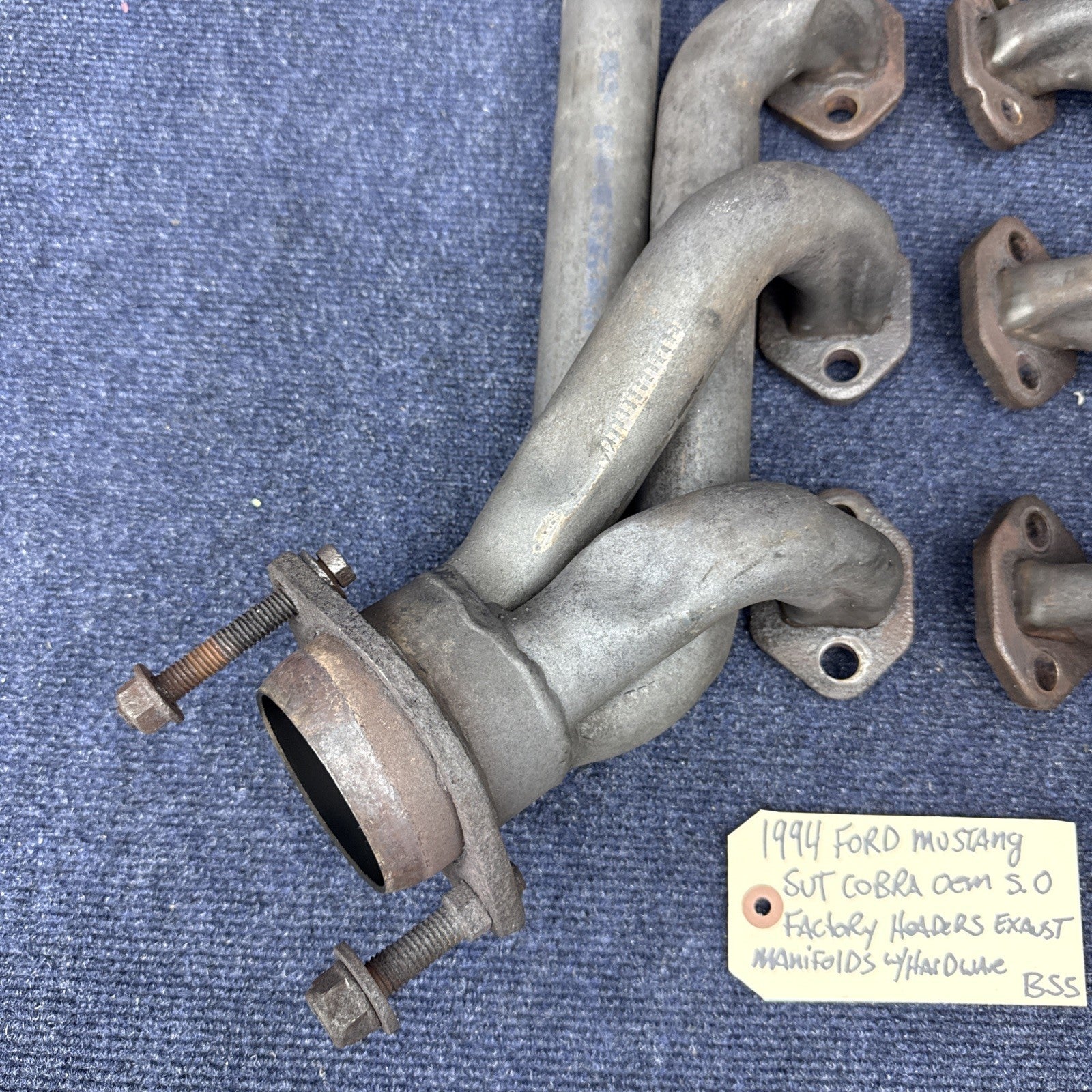 1994 MUSTANG Svt Cobra OEM EXHAUST MANIFOLD HEADER SET Factory Gt 5.0 94-95 302
