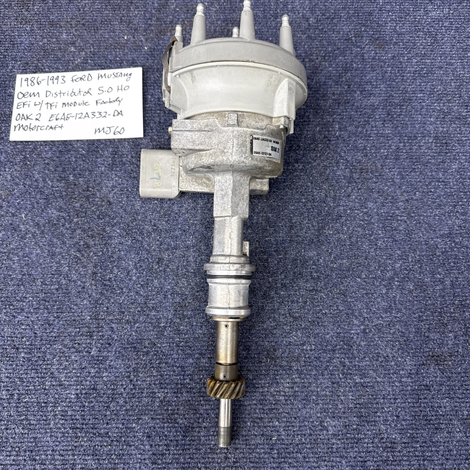 87-93 Ford Mustang Ignition Distributor EFI 302 V8 TFI Cap Rotor Motorcraft OEM