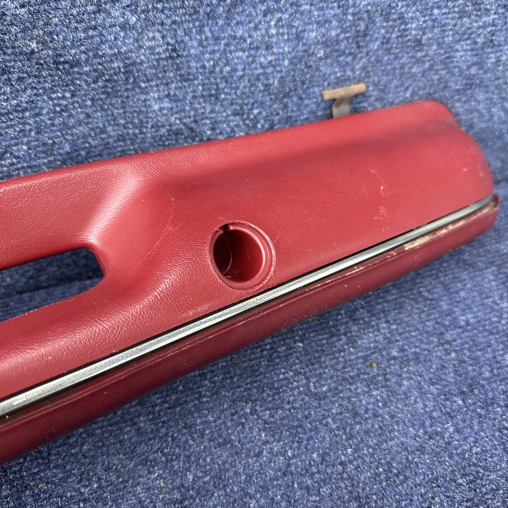 1987-1993 FORD MUSTANG RED DOOR ARMREST & Window Switch LEFT DRIVER PULL OEM Gt