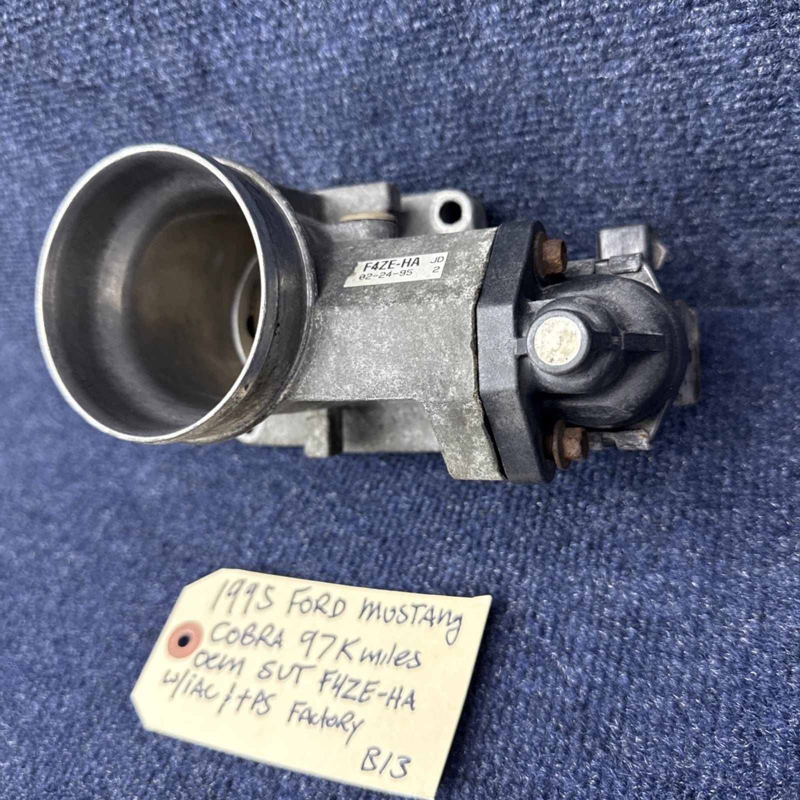 1995 Ford Mustang Svt Cobra 302 5.0L Original Throttle Body OEM 1994 Sn95 5.0