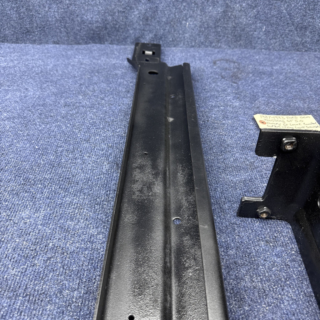 87-93 Ford Mustang GT Bumper Fog Light Brace Lower Mounting Bracket Support OEM
