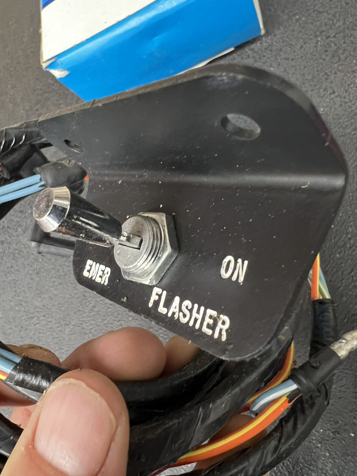 1966 Ford Mustang Fairlane Galaxie Mercury NOS EMERGENCY FLASHER SWITCH & WIRING