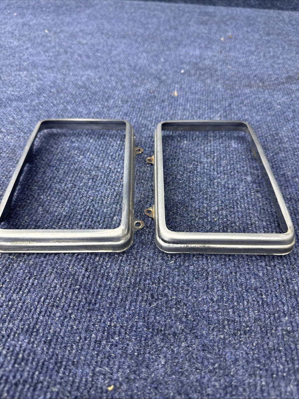 1979-86 Ford Mustang Rectangular Headlight   Retaining Ring Set Of 4