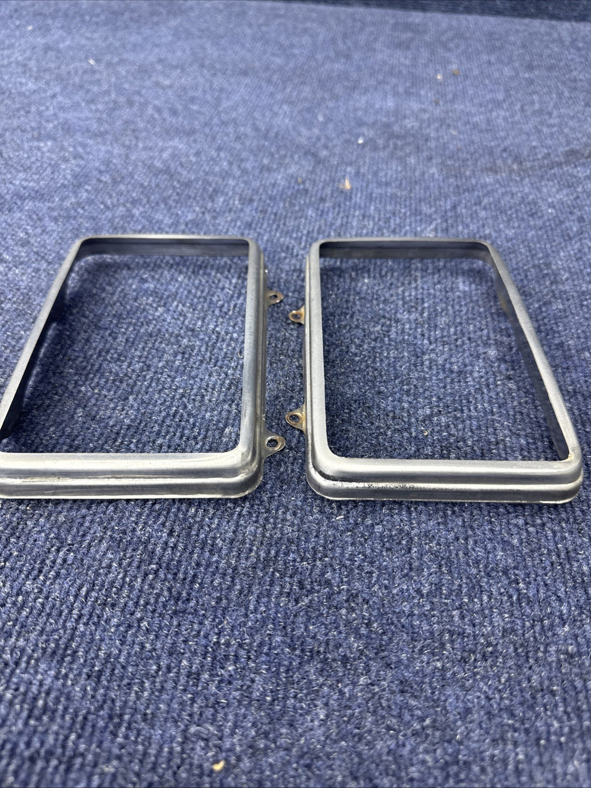 1979-86 Ford Mustang Rectangular Headlight   Retaining Ring Set Of 4