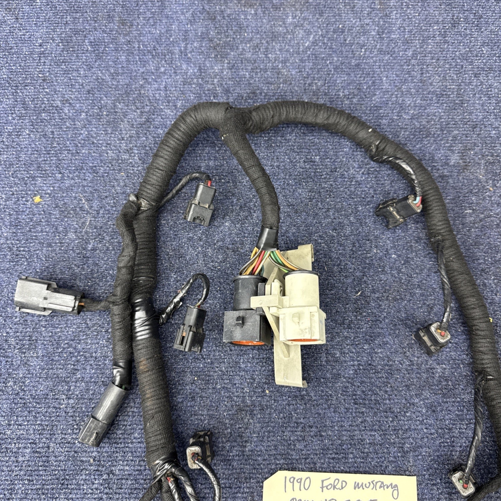 86-87-93 Ford Mustang Fuel Injector Harness Mass Air Speed Density EFI 302 OEM