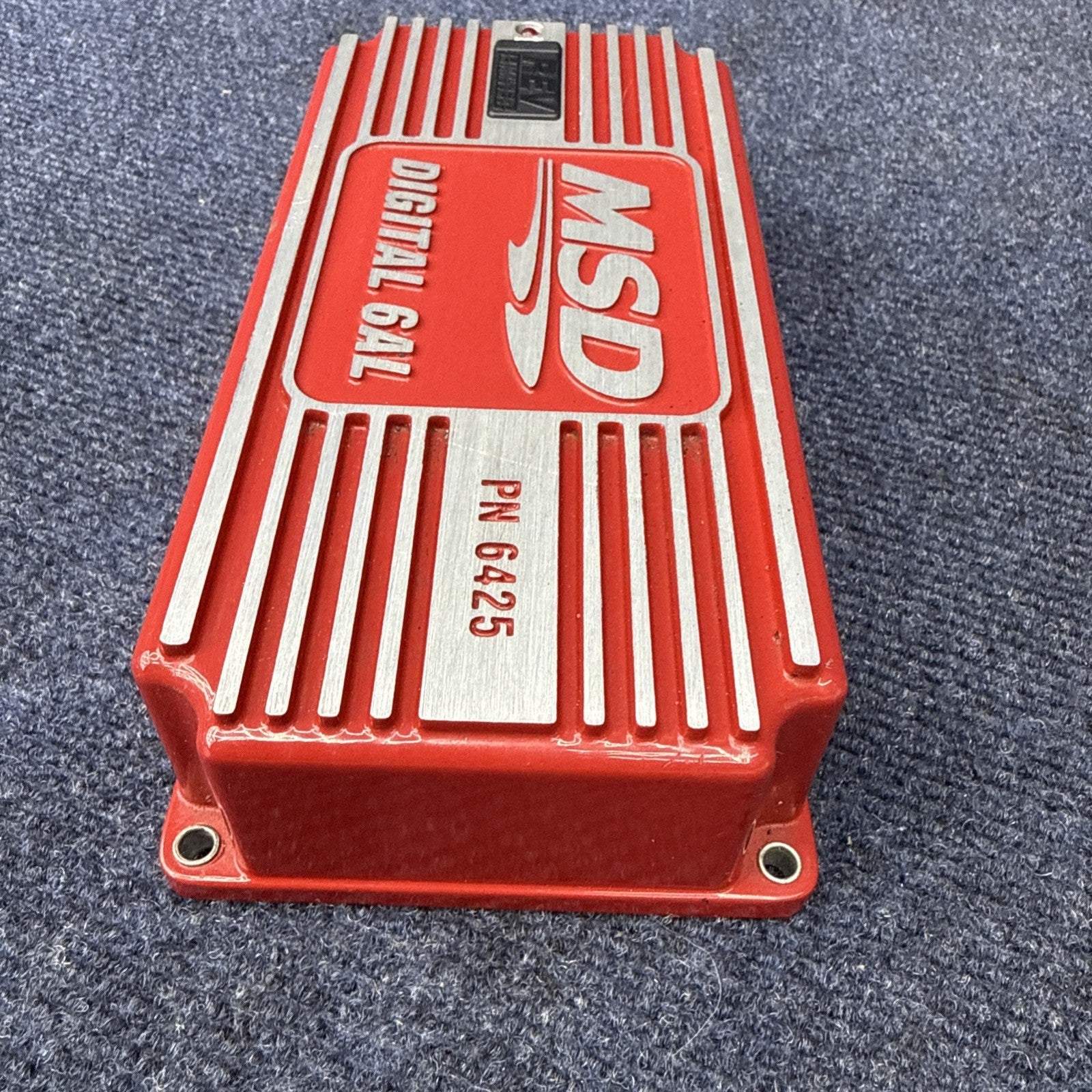 MSD Ignition 6425 Digital 6AL Ignition Control Box W/ Adjustable Rev Limit Red