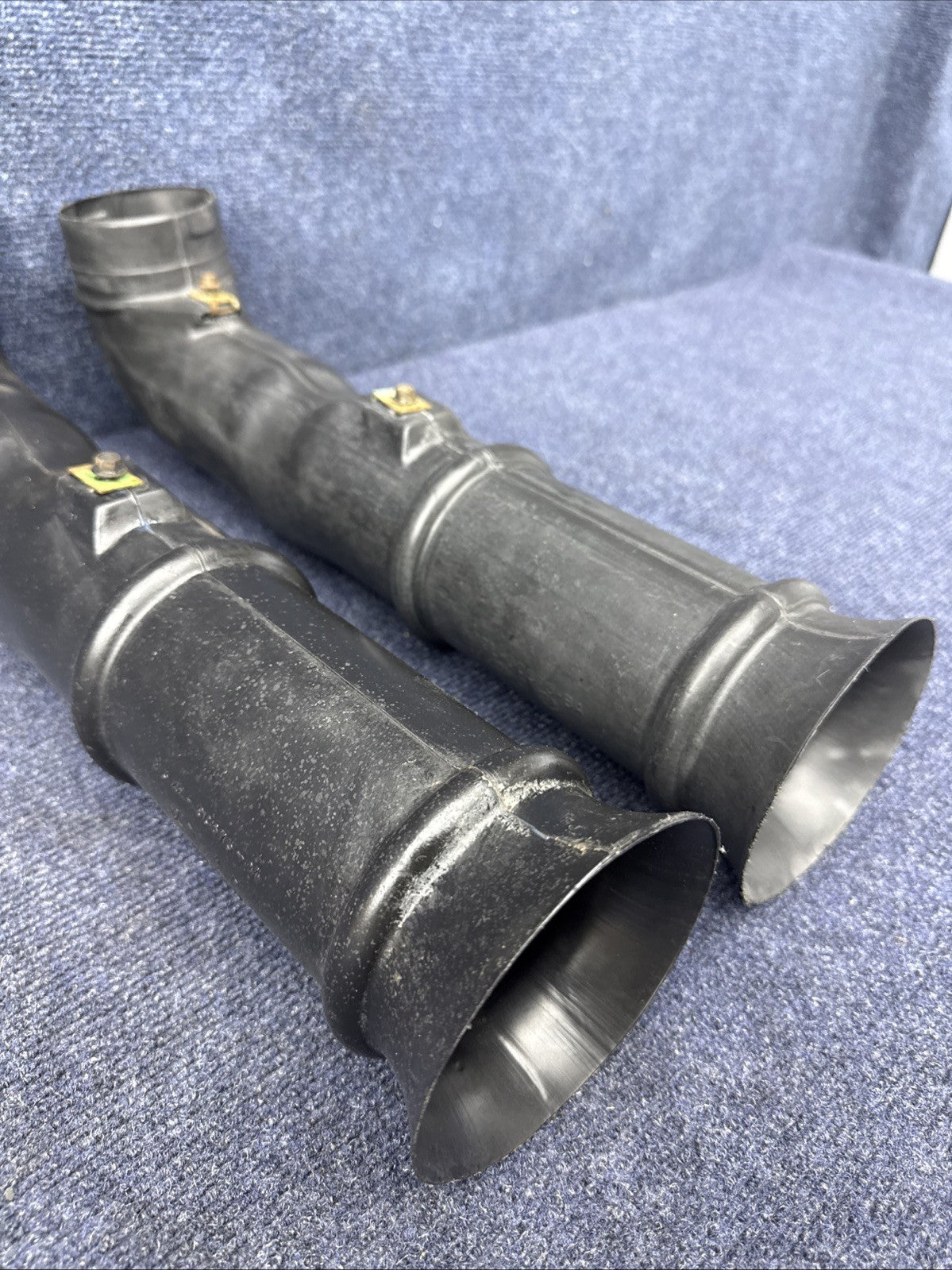 1982 1983 1984 1985 Mustang Gt Dual Snorkel Air Cleaner Ducts Tubes OEM Foxbody