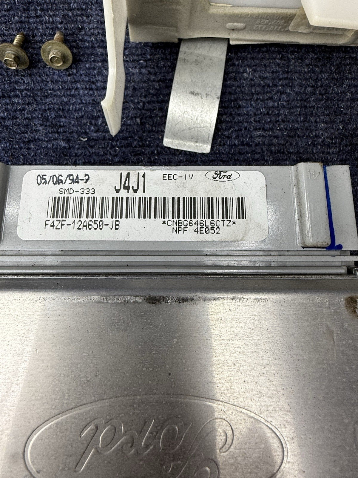 1994 1995 Ford Mustang Cobra Mustang Computer PCM ECM F4ZF-12A650-JB J4J1