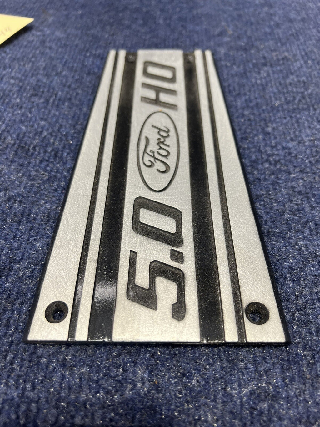 86-87-93 Ford Mustang Factory Upper Intake Manifold Plaque Cover 5.0 V8 OEM GT 