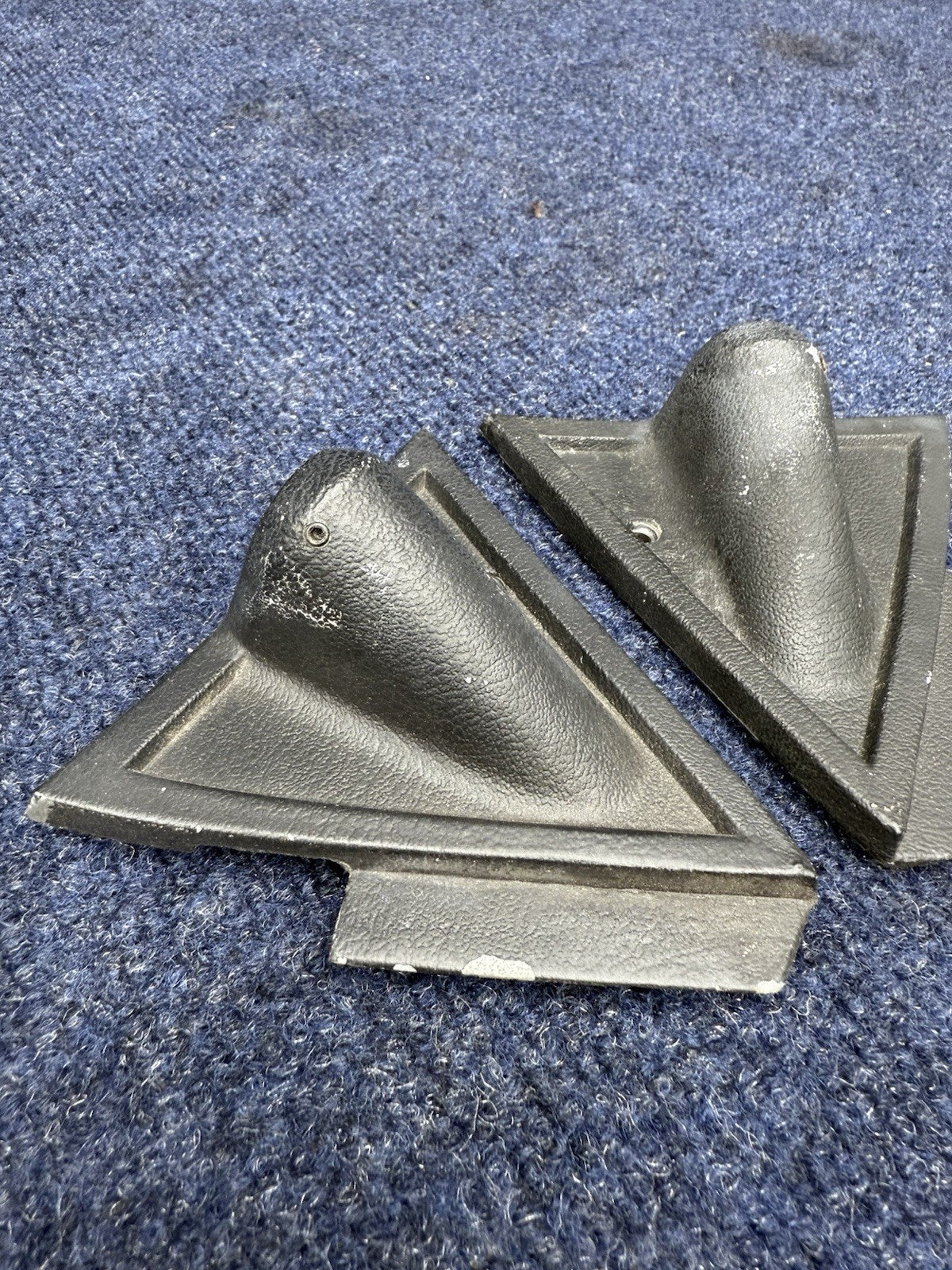 1979 1981 1982 1986 FORD MUSTANG CAPRI DOOR MIRROR REMOTE TRIM COVER PANELS PAIR