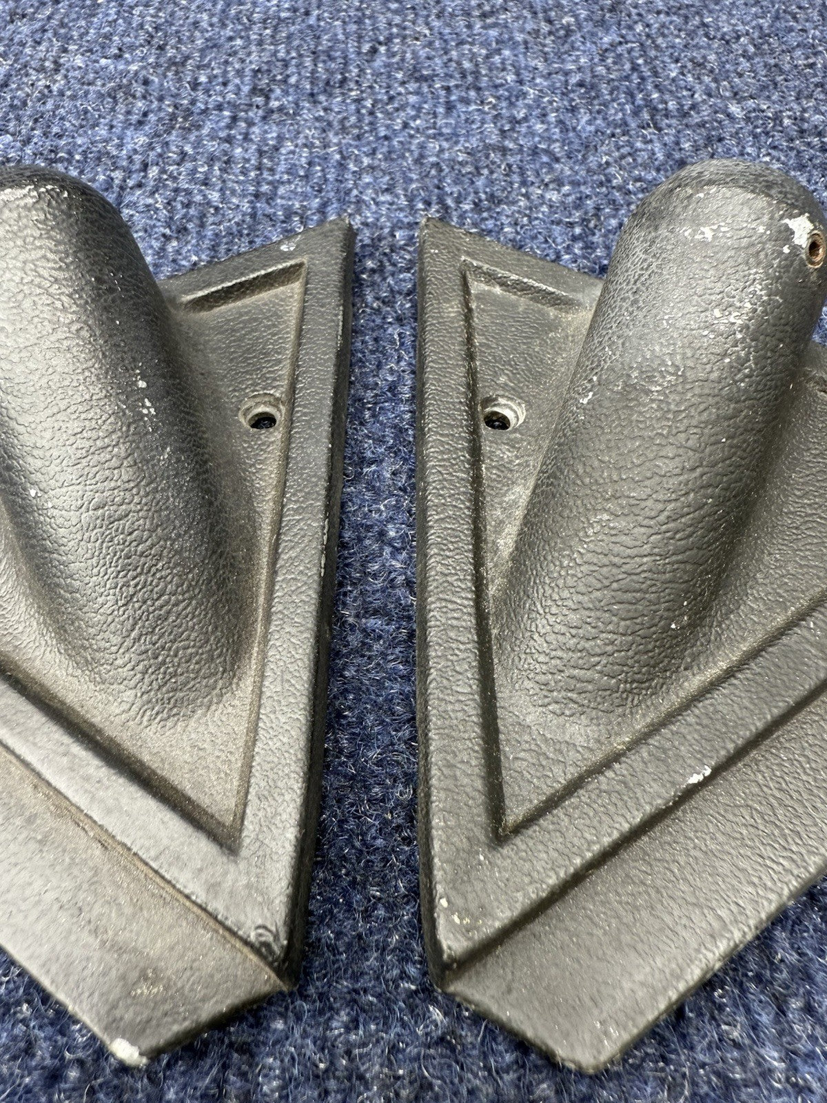 1979 1981 1982 1986 FORD MUSTANG CAPRI DOOR MIRROR REMOTE TRIM COVER PANELS PAIR
