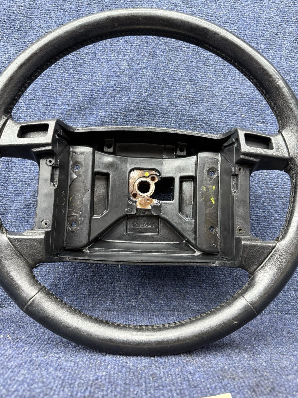 90-93 Ford Mustang Black Steering Wheel Leather  Factory OEM Coupe Hatch Stock