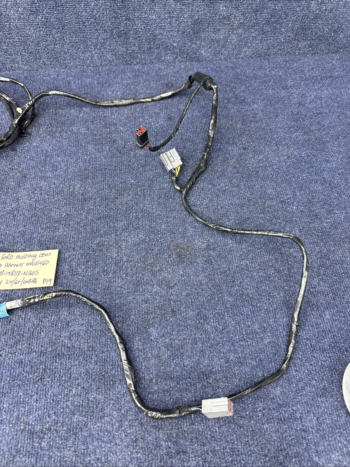 F4ZB-19B113-N160S OEM 94 FORD MUSTANG DASH RADIO PLUG WIRING HARNESS PIGTAIL