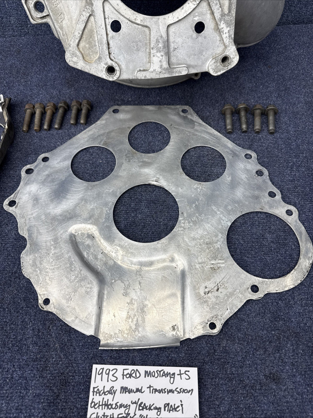 83-93 Ford Mustang 5.0L 5 Speed T5 Bell Housing E6ZR-6394-AA OEM OEM Complete