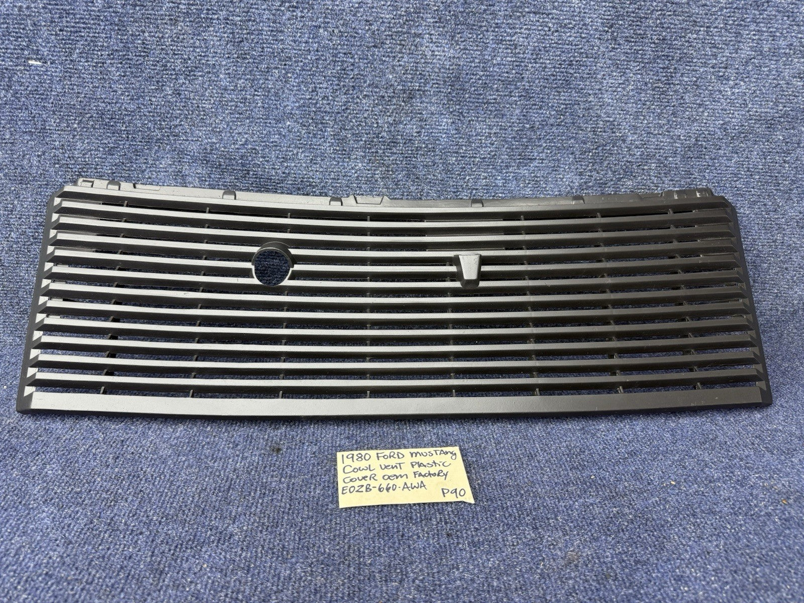1979-1982 Ford Mustang GT Cowl Grill Cover Vent 5.0 Oem Factory 79 80 81 82